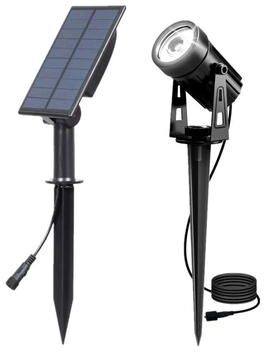 Uplift Picks Solar Powered Outdoor Spotlight With Separate Panel For Garden Landscape Lighting cold White (1 Pc)