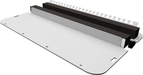 Rittal SZ 2567.450 2567450 Flanschplatte (L x B) 221mm x 436mm Stahlblech Grau (RAL 7035) 1St.