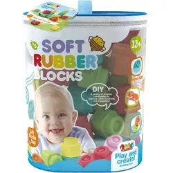 Weiches Baby-Bauset mit 36 Bausteinen