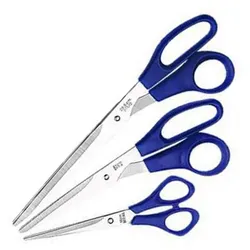 Wedo Papierscheren-Set 3 Stück silber