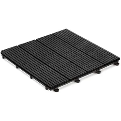 KARAT Klickfliese WPC Royal Anthrazit 30 x 30 cm 11er-Set