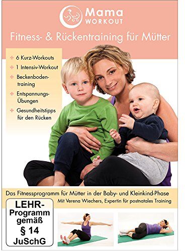 Verena Wiechers - MamaWORKOUT: Fitness & Rückentraining für Mütter -- Das gesundheitsorientierte Programm von Expertin Verena Wiechers - Preis vom 11.10.2026 03:10:56 h
