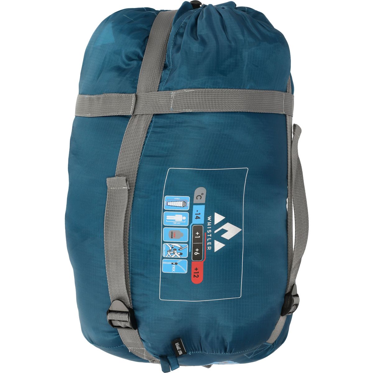 Whistler Glacier +1 3-season Sleeping Bag ink blue (2058) One size W252001-2058-One size