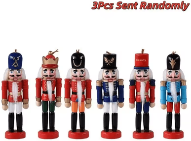 Inspire Picks Mini Nutcracker Soldier Figurines Set Christmas Desktop Ornaments & Holiday Decor a2
