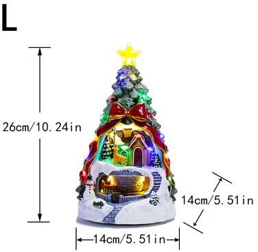Youfap Market Rotating Christmas Tree Music Box, Musical Box Home Decor For Kid, Boy, Girl, And Adults l