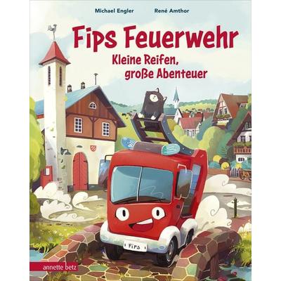 Fips Feuerwehr - Kleine Reifen, große Abenteuer, Gebundene Ausgabe von Michael Engler, Annette Betz im Ueberreuter Verlag, 978-3-219-11942-8
