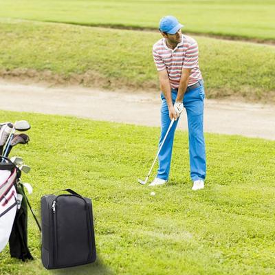 Inspired Finds Portable Breathable Golf Shoe Bag Travel Storage Case With Carry Handle pink