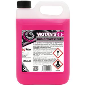 Wotan-Solutions Kühlerfrostschutz 499285, G12+, gebrauchsfertig, lila, silikatfrei, bis -37°C, 5 Liter