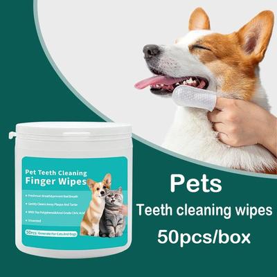 Disposable Pet Finger Tooth Wipes Disposable Pet Finger Tooth Wipes