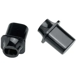 Fender Pure Vintage Telecaster "Top-Hat" Switch Tips, Black 2er Set - Schalterknopf