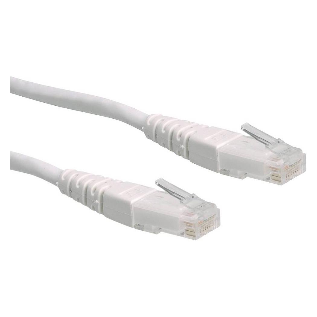 Roline UTP-Patchkabel Kat.6, weiss 5,0m (CAT6, 5 m) (21.15.1566)