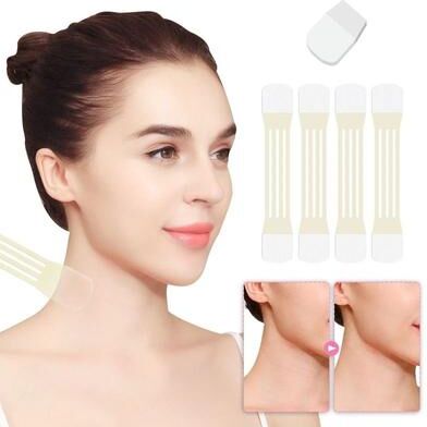 Inspired Finds Invisible Neck Lift Tape Set With Neck Wrinkle Patches For Face & Neck Firming Invisible Neck Lift Tape Set With Neck Wrinkle Patches For Face & Neck Firming