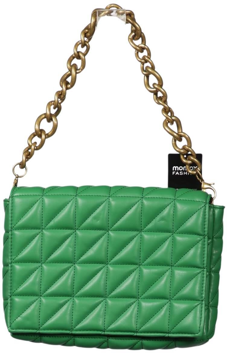 Zara Damen Handtasche klein, Grün, Kunstleder - Second Hand