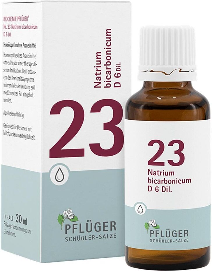 Schüßler-Salze Biochemie Pflüger 23 Natrium bicar.D 6 Tropfen 30ml