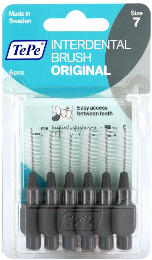 Tepe Interdentalbürste 1,3mm grau 6stk
