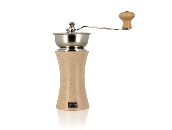 Moulin à café à manivelle en bois de hêtre 21,5 cm Ogo