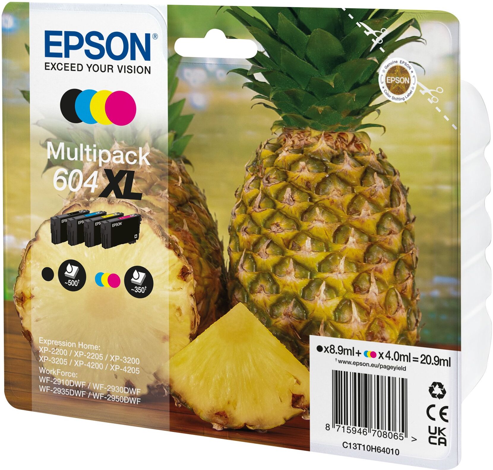 Set cartucce stampante Epson C13T10H64020 Multipack 604 XL