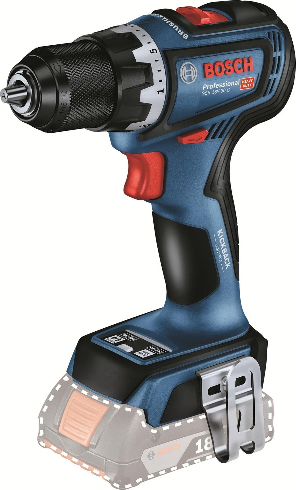 Bosch GSR 18V-90 C Akku-Bohrschrauber