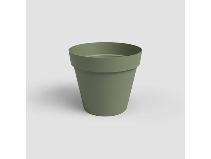 Artevasi Capri pot, kunststof bloempot, 40cm, kleur Ash Green