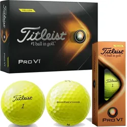 Titleist Pro V1 2021 3er Packung gelb