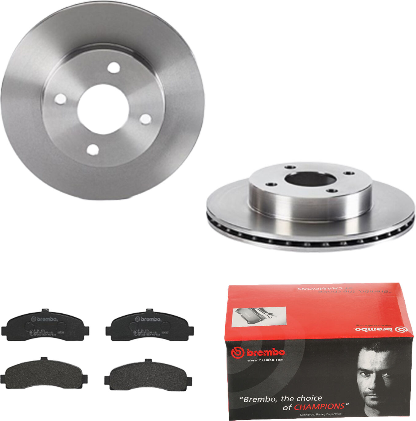 Brembo Bremsensatz, Scheibenbremse Bremsensatz-Vorderachse Ijdtiddgo2 Vorderachse Innenbelüftet 238mm 18mm Für Nissan