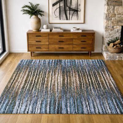 Addison Rugs Premium Washable Super Soft Ombre Reliance Dream Shag Rug