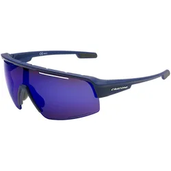 Cratoni C-Matic COLOR+ Sport blue rubber + amber with blue mirror