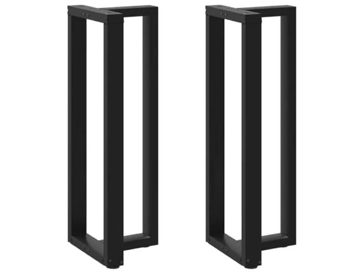 hliofuir Bartischbeine T-Form 2 STK Schwarz 50x35x110 cm Stahl Stabile T-Füße aus pulverbeschichtetem Metall für individuelle DIY Stehtische in Küche Bistro und Gastronomie.