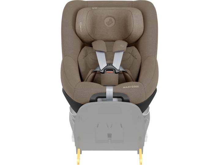 Maxi-Cosi Reboarder-Kindersitz, Braun, Textil, 43.2x49.6 cm, ECE R 129 i-Size, 5-Punkt-Gurtsystem, abnehmbarer und waschbarer Bezug, Gurtlängenverstellung, optimaler Aufprallschutz, schnell und leicht im Auto montierbar, Seitenaufprallschutz, verstellbare Sitz- und Schlafpositionen, Reboardsystem, Baby on Tour, Kindersitz, Reboarder Kindersitz