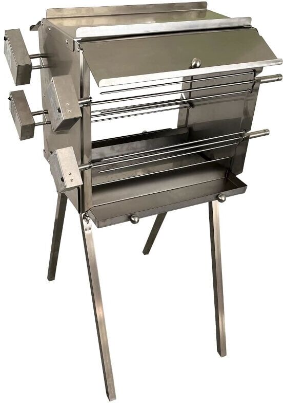 Schneider Grill Schneider Mutzbratengrill aus Edelstahl, mit 4 Grillspießen