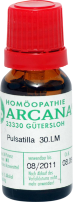ARCANA Dr. Sewerin GmbH & Co.KG PULSATILLA LM 30 Dilution 10 ml 02603487
