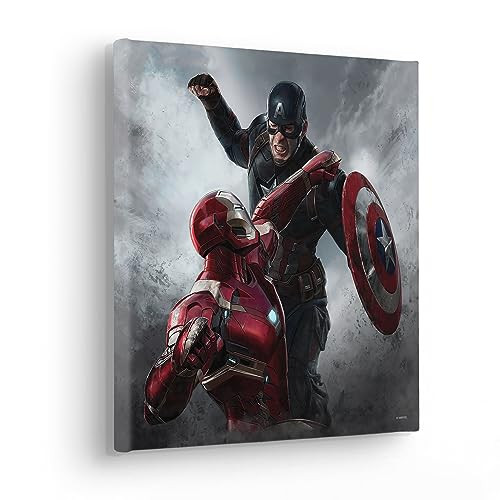 Komar Spieraam Captain America vs. Iron Man - Multicolour - 30 x 30 x 2 cm