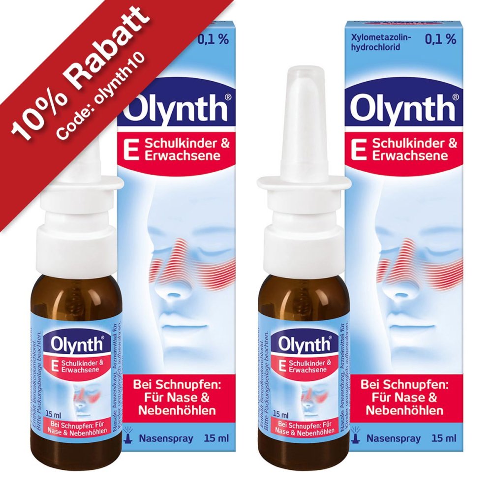 Kenvue Germany GmbH (OTC) Olynth E 0,1 % Nasenspray Schulkinder und Erwachsene 08104389