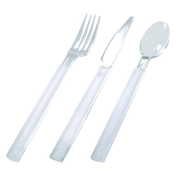 Duni Besteckset Libra (6X Messer, 6X Gabel, 6X Löffel) (18 Stk., Besteck Set) (160861)