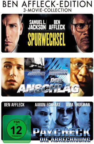 Roger Michell - Spurwechsel / Paycheck / Der Anschlag [3 DVDs] - Preis vom 08.10.2026 07:26:42 h