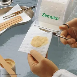Zemuko nahtlos Zellstoffmullkompresse 10 m x 10 cm
