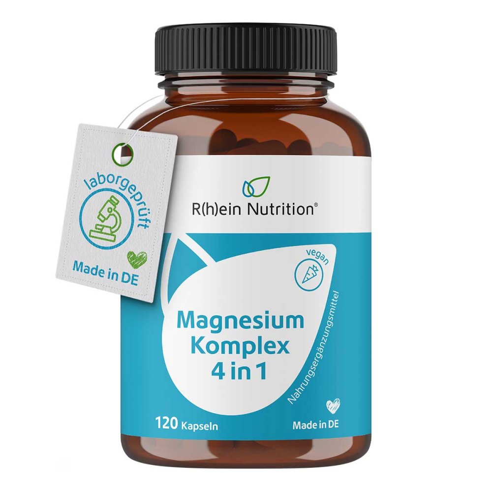 R(h)ein Nutrition & Health GmbH Magnesium Komplex 4in1 hochdosiert Vegan Kapseln 18680739