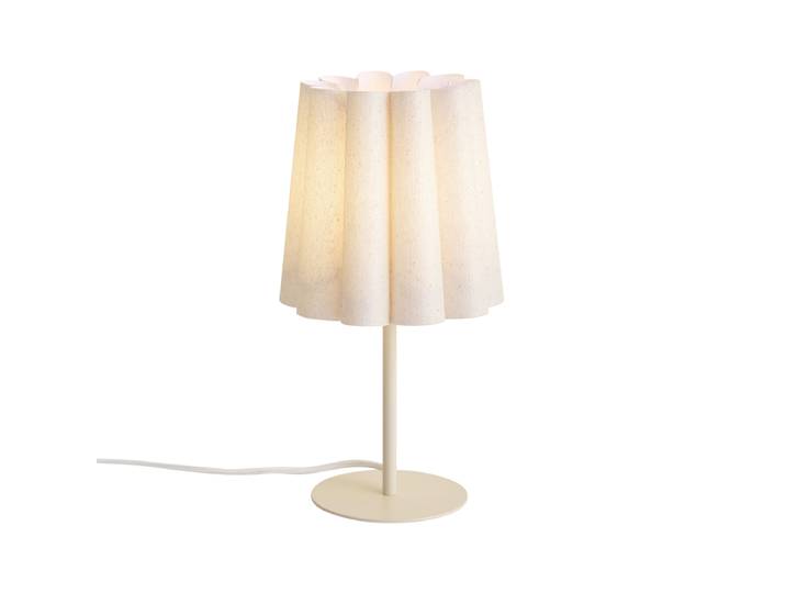 Qazqa Lampe De Table Japandi Beige Avec Abat-jour En Tissu 35 Cm