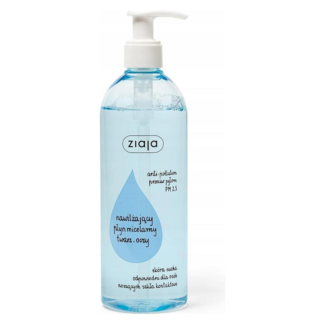 Ziaja Moisturizing Micellar Liquid for Face and Eyes 390ml (Mizellenwasser, 390 ml) (4865-UNIW)
