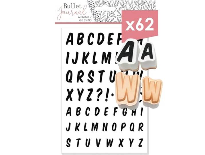 Aladine Bullet Journal Foam Stamps Alfabet 2
