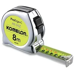 Komelon, Längenmesswerkzeug, Massband 8m (PEV85), ProErgo-C HI-VIZ, reflektierend (8 m)