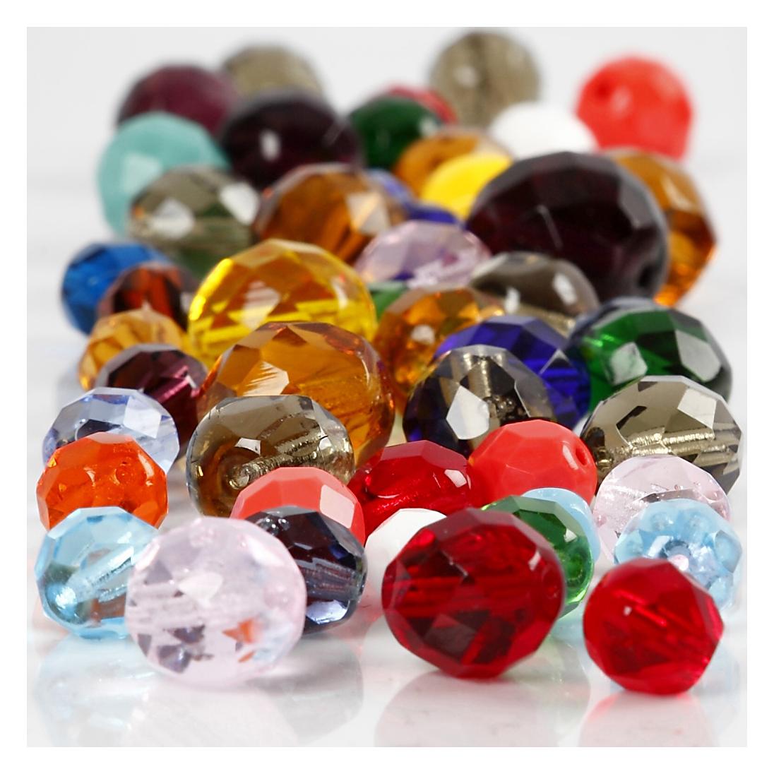 Creativ Company Faceted Bead Mix (5707167092996)