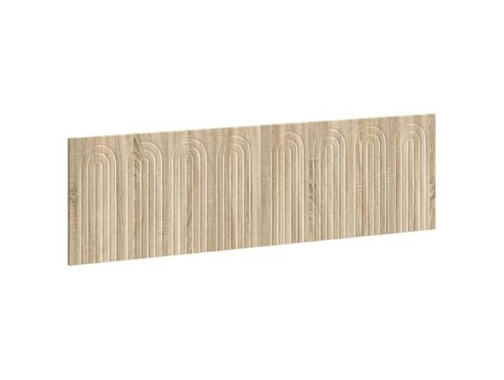 GHVBNMF Wandmontiertes Kopfteil Sonoma-Eiche Holzwerkstoff 180.5x50 cm Platzsparendes Wandbett-Kopfteil aus Holzwerkstoff in Sonoma-Eiche mit Stauraum für das moderne Schlafzimmer.