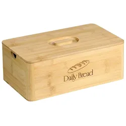 KESPER Brotkasten, Bambus, FSC, 33x20x12,7cm, braun, Bambus