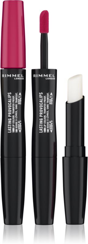 Rimmel Lasting Provocalips Double Ended Langtidsholdbar læbestift Skygge 310 Pouting Pink 3,5 g
