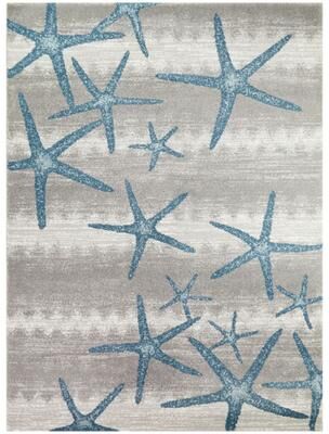 Balta Rugs Martin Coastal Starfish Stripe Area Rug