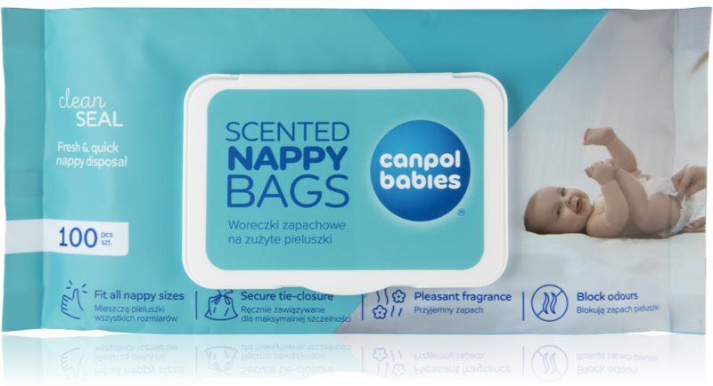 Canpol babies Scented Nappy Bags sacs à couches 100 pcs