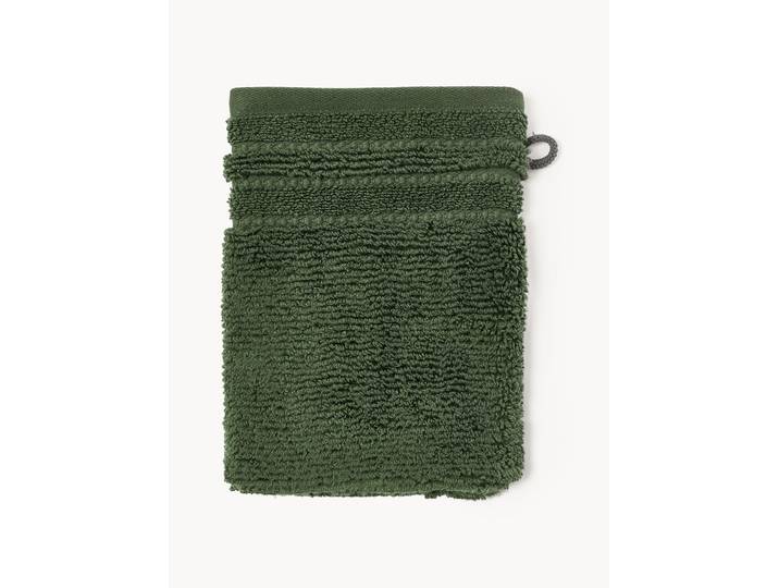 Washandjes Luxe met gestreepte rand, 2 stuks
