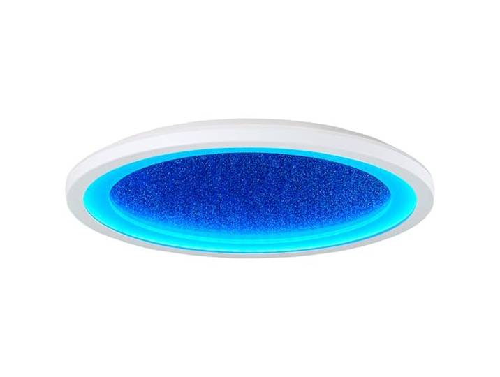 Brilliant LED Panel Tanida LED-Deckenlampe, Glitzereffekt, RGB, dimmbar, 2200lm, 3000-6500K, weiß