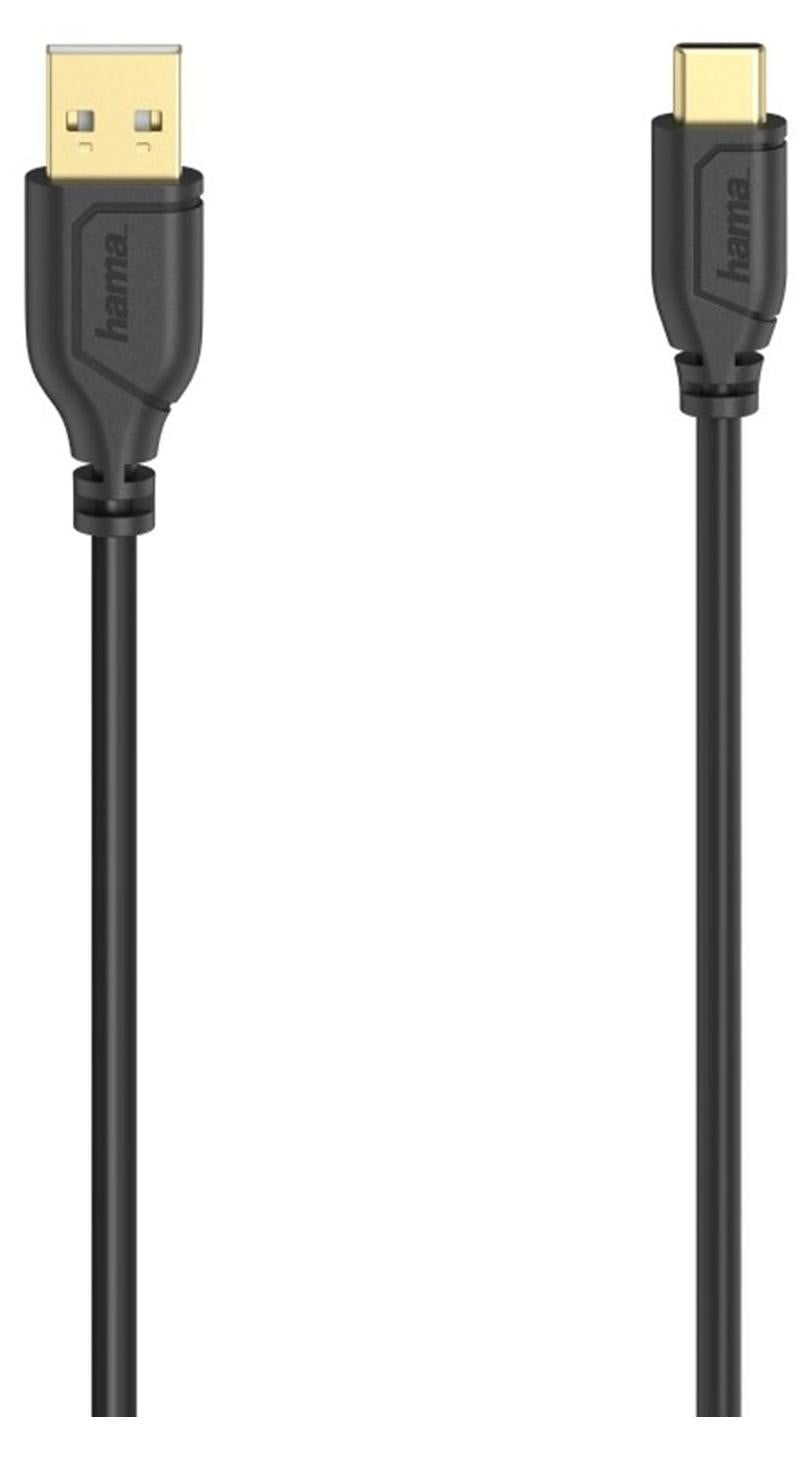 Hama USB-C datakabel, 0,75 meter